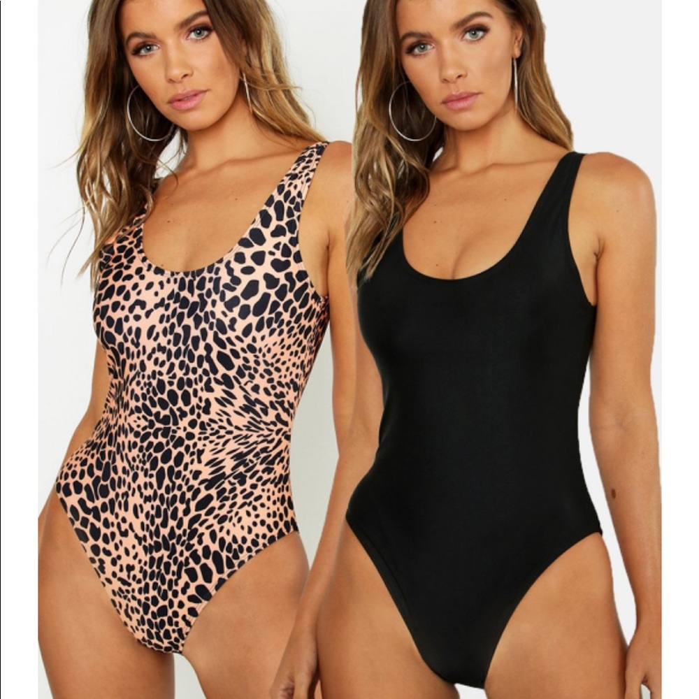 NWT Boohoo Set of 2 Plus Size Swimsuits